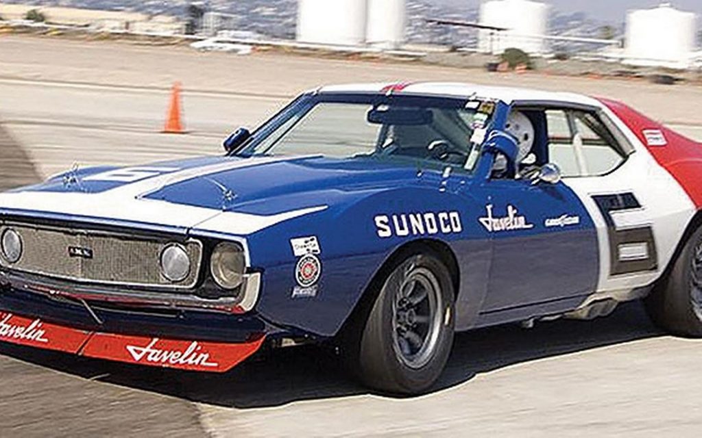 Mark Donohue in the Trans-Am series AMC Javelin