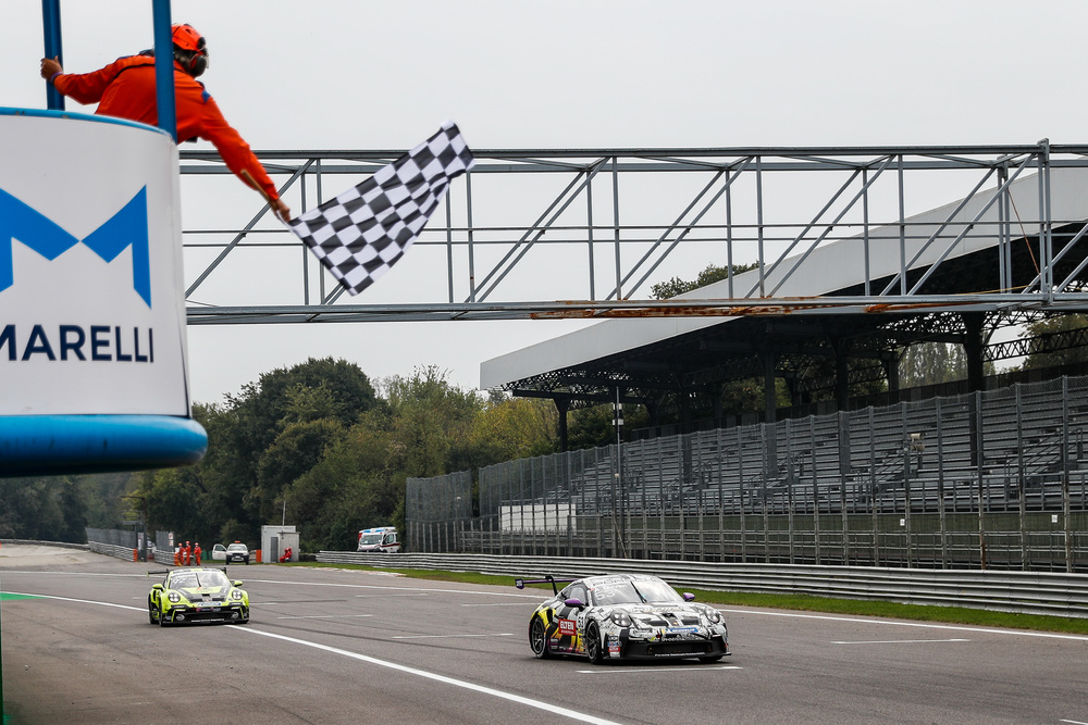 photo of Ayhancan Güven celebrates third Porsche Carrera Cup Deutschland victory of the season at Monza image