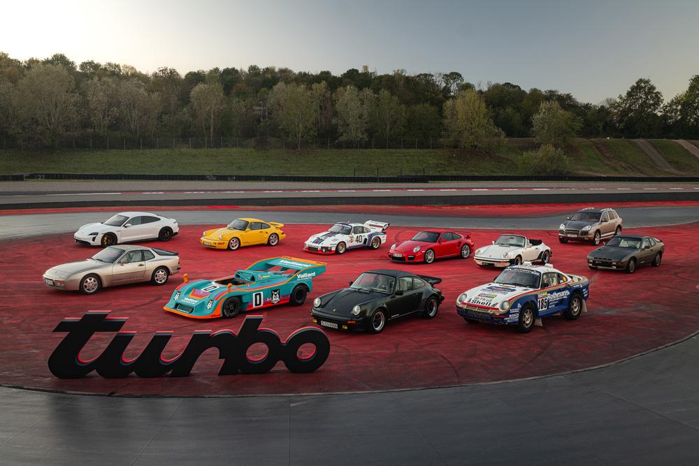 photo of Porsche’s “50 years Turbo” celebration at the Retro Classics image