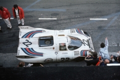 The Porsche 917 KH Coupé in Le Mans 1971, drivers and overall winner: Gijs van Lennep and Helmut Marko. The Porsche 917 KH Coupé in Le Mans 1971, drivers and overall winner: Gijs van Lennep and Helmut Marko.