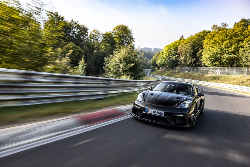 Porsche 718 Cayman GT4 RS Nürburgring (camouflaged)