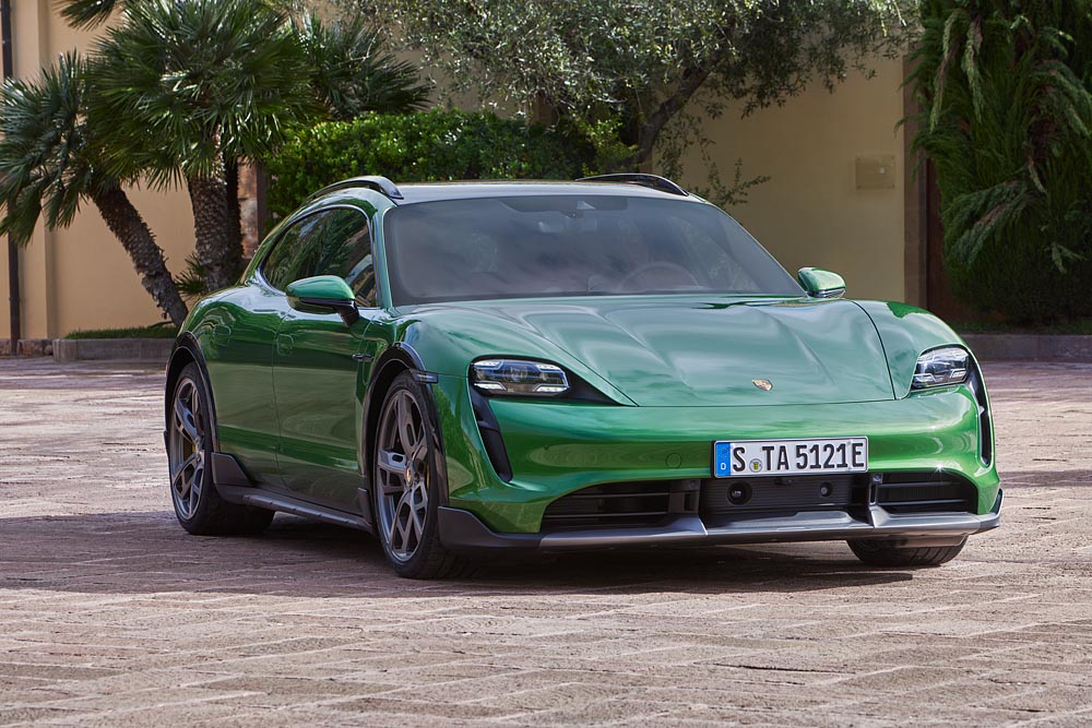 The sports car manufacturer is expanding the product portfolio of its first all-electric sports car range with the addition of this versatile off-road version.