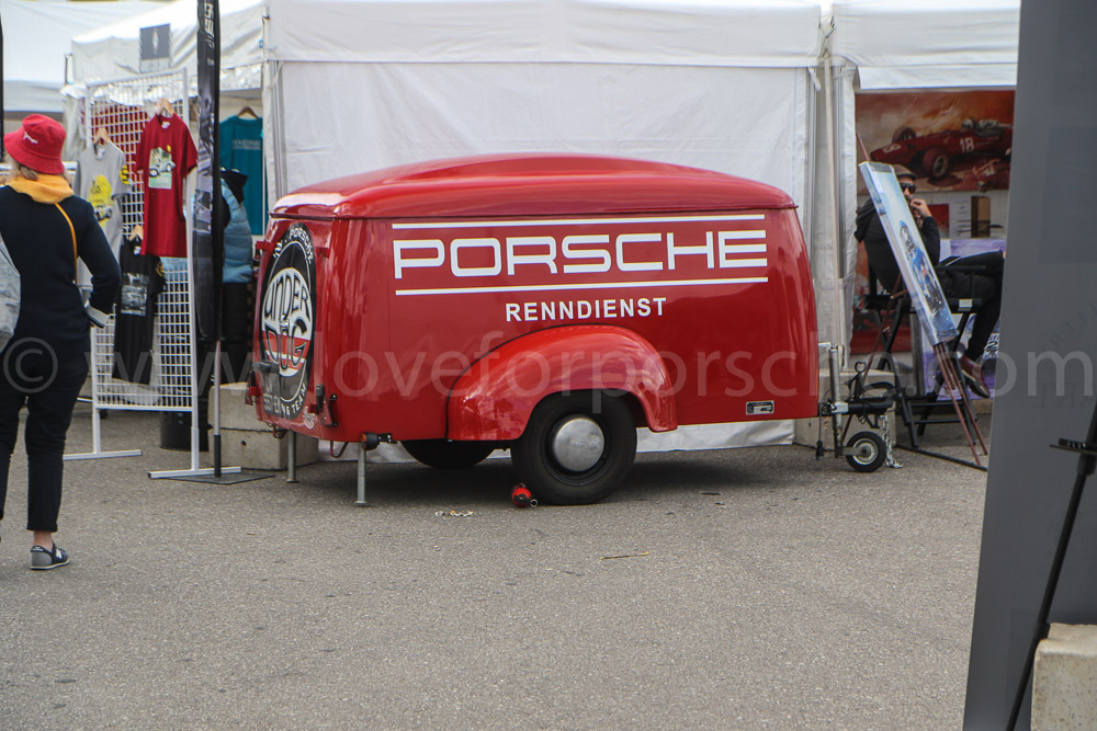 Trailer in the paddock