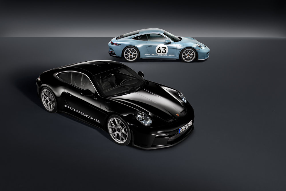 Porsche 911 S/T with Heritage Design Package and Porsche 911 S/T