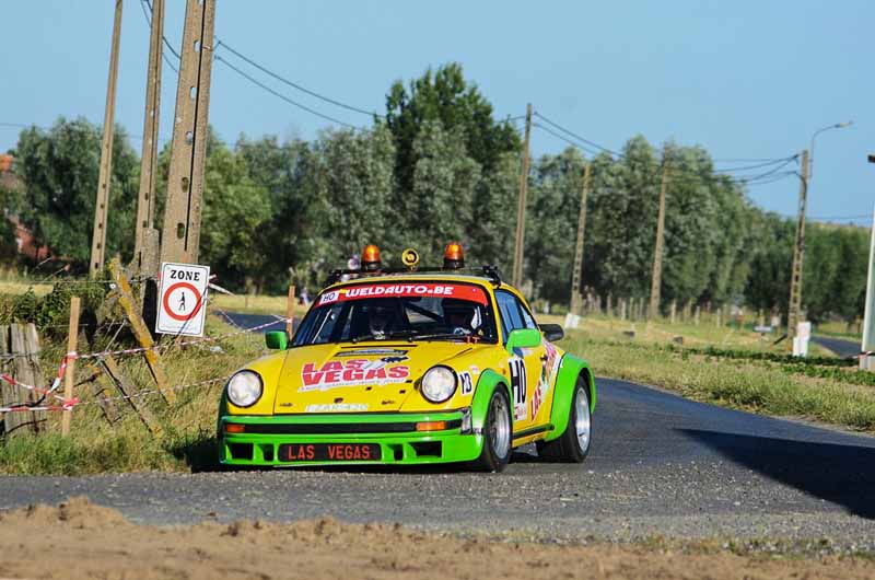 Porsches at Ypres Historic Rally 2018